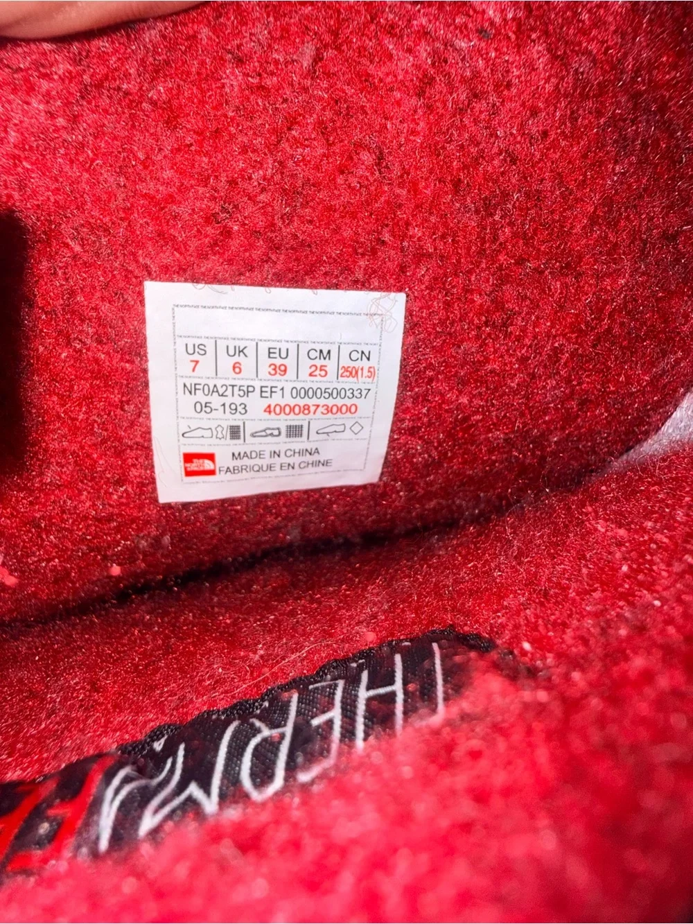 The North Face Alpenglow Boots size  7